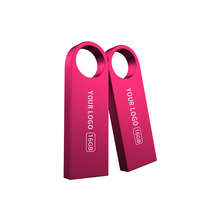 Flash Drive Mini Metal USB Baru 16GB/32GB/64GB Logo Kustom USB 3.0 dengan Garansi 1 Tahun