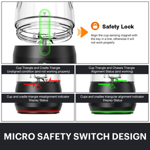 Licuadora de jugo fresco recargable por Usb, Mini batidora de frutas, Licuadora potente, Licuadora portátil para batidos - Product Image 5