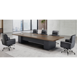 Mesa de Conferencias Larga de Lujo MFC para 6-12 a 20 Personas, Duradera, Ecológica, con Capacidad de Asientos Personalizable, Mesa de Reuniones de Oficina - Product Image 5