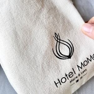 Nhà Máy Giá calico vải nhỏ vẽ chuỗi Túi sinh thái thân thiện bông dây kéo túi tùy chỉnh với logo cho mỹ phẩm - Product Image 4