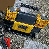 Compresseur d'air tout-terrain en métal 12V pompe à compresseur d'air 150PSI avec adaptateur pour voiture, camion, pneus SUV, dériveur, lit d'air etc.
