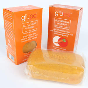 2025 savon à la carotte de marque privée 250g Glupa beauté soins de la peau <span class=keywords><strong>romarin</strong></span> jasmin dissimulant blanchit en 7 jours savon propre - Product Image 1