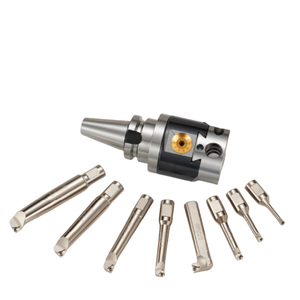 Accesorios para Ajuste Fino de Máquinas 0.005, Herramienta de Mandrinado, Cabezal de Mandrinado Fino, Juego de Cortadores de Mandrinado Ajustables de Alta Precisión BT40 - Product Image 2