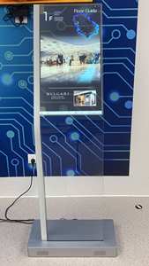 Pantalla táctil de suelo de pie personalizada de 30, pantalla Oled transparente, pantalla de señalización Digital de 1080P para cafetería, Hotel, tienda comercial de <span class=keywords><strong>Plaza</strong></span> - Product Image 6