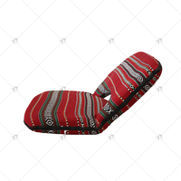 Chaise de sol arabe ethnique saoudienne d'extérieur avec dossier pliable, chaise de sol arabe pliable pour la méditation