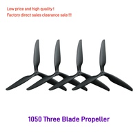 Hélice de remplacement pour drone FPV 10 pouces, 3 pales, CW CCW, pour avion RC, prix usine