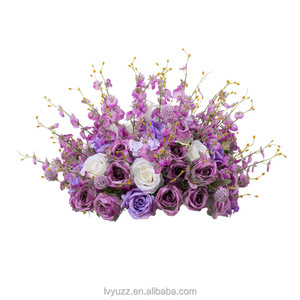 Fleurs artificielles en gros, roses et orchidées en soie multicolores, boule de fleurs pour centre de table de <span class=keywords><strong>mariage</strong></span>, décoration d'allée de <span class=keywords><strong>mariage</strong></span> - Product Image 5
