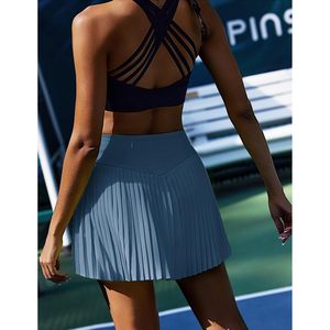 Falda de Tenis Plisada FOXA para Mujer, Falda Deportiva de Cintura Alta con Bolsillos para Shorts, Ideal para Golf, Entrenamiento y Pickleball - Product Image 2