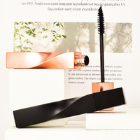 Mascara de luxe maquillage imperméable 3d 4d Mascara cils noir Logo personnalisé Mascara végétalien