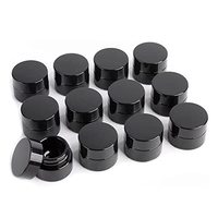 Mini pot en verre violet 5ml 30ml 50ml 100ml, récipient hermétique anti-UV, étiquette personnalisée pour fleurs séchées et extraits