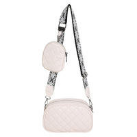 Vente en gros de sac à bandoulière de luxe matelassé tendance pour femmes sac à bandoulière pour téléphone portable avec sangle de guitare petit sac à main en cuir personnalisé