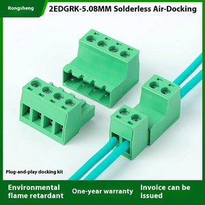 2edgrk-5. 08mm Hàn miễn phí Docking nam & nữ Plug-INS trên không màu xanh lá cây khối thiết bị đầu cuối kết nối sản phẩm thể loại thiết bị đầu cuối - Product Image 5