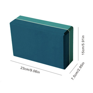Bộ bọt EVA mật độ cao chống trượt cao cấp gồm 2 khối <span class=keywords><strong>yoga</strong></span> màu kép rắn - Product Image 4
