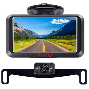 Sistema de Monitor de cámara trasera de coche con cable IPS de <span class=keywords><strong>5</strong></span> pulgadas con OSD Manual impermeable 720P HD cámara para autobús, camión, carretilla elevadora - Product Image 1