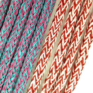 Wholesale Custom Eco-Friendly 5mm Recycled <b>Braided</b> Knitted Paper Bag Handle Cord Rope Colored Special Bag Parts & <b>Accessories</b> - Product Image 3