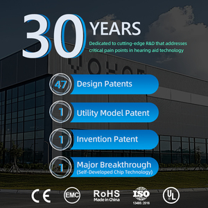 Máy trợ thính kỹ thuật số không dây có thể sạc lại với thiết kế giảm tiếng ồn & thân thiện với môi trường để giảm thính lực từ nhẹ đến trung bình - Product Image 3