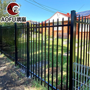 Cột hàng rào hình vuông đơn giản, ống thép mạ PVC, đã qua sử dụng, kích thước 6x8, hàng rào sắt rèn, để bán - Product Image 6