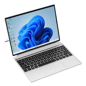 Vendita calda di fabbrica touch screen da 12.3 pollici mini laptop tablet pc da gioco ad alte prestazioni tastiera più economica laptop staccabile