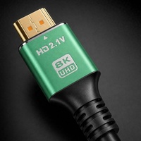 ANNXIN Kabel AV Kecepatan Tinggi 8K UHD 48Gbps Kabel Ekstensi Pria Ke Pria Berlapis Emas untuk Monitor Proyektor TV Grosir