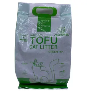 TIGER PET Factory supply lowest price Dust Free premium good Clumping toilet ok tofu cat litter