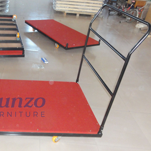 Carrello da tavolo rettangolare di alta qualità per banchetti e matrimoni per Catering e decorazioni per eventi in vendita! - Product Image 2