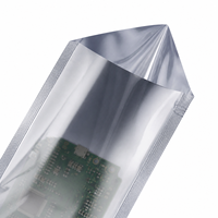 Custom Metallic Anti Static Flat Open Top Bags for Electronic Components PCB IC Hardware Protective Packaging S11C
