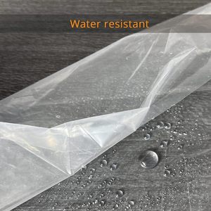 Plastic Drop Cloth 9ft x 12ft 1Mil Thick Waterproof Painting <b>Tarp</b> for Furniture Floor Covering - Product Image 3