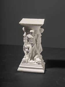 อุปกรณ์ตกแต่งตู้<span class=keywords><strong>ปลา</strong></span>สไตล์ยุโรปแบบบาโรก รูปทรงเสาโรมัน พร้อมรูปปั้นกรีก ทำจากปูนซีเมนต์ - Product Image 2