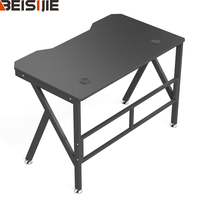 Beisijie Table de jeu pour PC à des prix abordables Bureau de jeu de course en forme de K pour Gamer