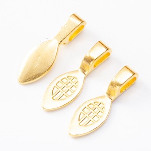 Pendentif en alliage de zinc bronze antique à coller, motif feuille croisée, pour la fabrication de pendentifs <span class=keywords><strong>Scrabble</strong></span> - Product Image 2