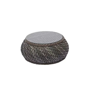 Modern Outdoor Furniture Woven Rope/Rattan Coffee Table Patio Hotel <b>Corner</b> Balcony Luxury Aluminium Garden Sets - Product Image 6
