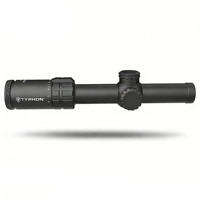 Lunette de visée TYPHON PA 1-6X24 FFP LPVO |   Lunette de visée tactique d'extérieur en verre ED à faible dispersion, résistante à l'eau et aux chocs