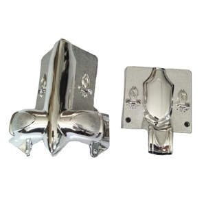 Modèle2 #   Accessoires d'angle de cercueil en plastique, fournitures funéraires, ornements funéraires en ABS pour style américain - Product Image 2