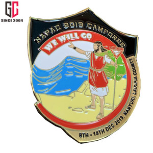 Pin de etiqueta de metal esmaltado duro, insignia de recuerdo de Vietnam con contenedor de seguridad, forma de paloma y estrella personalizada de fábrica, 12 años de experiencia - Product Image 6