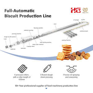 Ligne de production automatique de craquelins de riz en acier inoxydable avec mélangeur et moulin <span class=keywords><strong>à</strong></span> riz, four <span class=keywords><strong>à</strong></span> gaufres pour le traitement de la farine de riz - Product Image 2