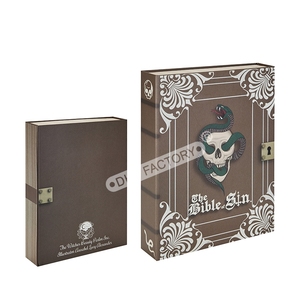Caja de Regalo de Lujo con Forma de Libro, Diseño de Calavera de Serpiente Mística, Hecha con Materiales Reciclados Ecológicos, Cierre Magnético, Cajas Imantadas - Product Image 6