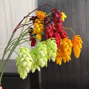 Fleurs artificielles Mu Jinxi sans feuilles, 6 têtes, en plastique, pour décoration de mariage et de la maison - Product Image 2