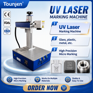 Machine de marquage laser UV 355 nm, unité de bureau compacte pour le marquage micro des plastiques, verres, céramiques, circuits imprimés et films minces - Product Image 1