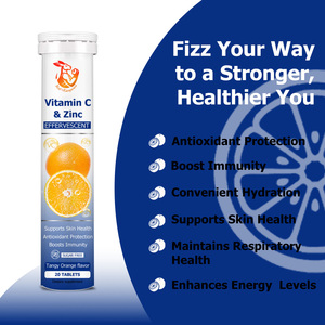 Compléments alimentaires naturels à base de plantes les plus vendus avec Vitamine C et Zinc – 20 comprimés de Vitamine C et Zinc pour stimuler l'énergie - Product Image 2