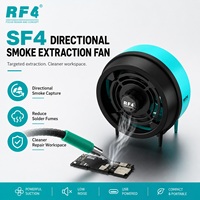 Ventilateur extracteur de fumée pour téléphones mobiles RF4 SF4, élimination rapide de la fumée, aspiration puissante, purification efficace, protection de la santé, téléphone