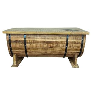 Table basse de rangement en bois naturel Ar Mango Aara, collection prix de gros - Product Image 1
