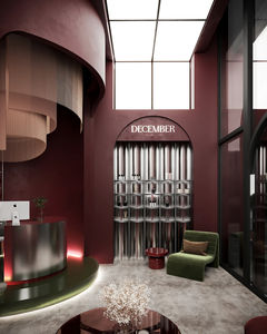 Conception d'intérieur de salon de beauté de luxe sur mesure, station de coiffure avec miroir, station de manucure professionnelle - Product Image 6