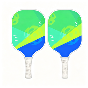Raquettes de pickleball en fibre de verre pour intérieur et extérieur, idéales pour les débutants, épaisseur 16 mm, légères, avec balles et sac - Product Image 1