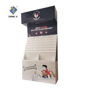 Display berdiri lantai kardus Pos portabel promosi produk eceran Display kardus Pop untuk mainan - Product Image 5