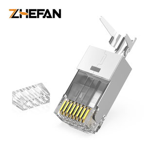 Connecteur Réseau Blindé ZHEFAN Cat6a Cat7 STP/FTP, Fiche Modulaire <span class=keywords><strong>Cat</strong></span> 7 8P8C, Connecteur <span class=keywords><strong>RJ45</strong></span> Cat6A - Product Image 3