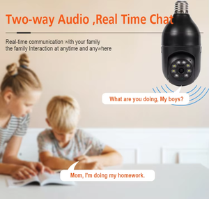 Hikwifi 5g 360 toàn cảnh Wifi HD tầm nhìn ban đêm <span class=keywords><strong>IP</strong></span> Mini Home an ninh không dây bóng đèn PTZ Home an ninh máy ảnh - Product Image 2