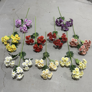 Fleurs artificielles Yixuan, bouquets en soie, décoration de mariage et de la maison, arrangements floraux en plastique - Product Image 2