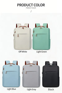 Mochila para Portátil de Viaje, Unisex, con Logotipo Personalizado, Anti-Robo, Geométrica, Impermeable, de Oxford, con Carga USB, Venta al Por Mayor de Fábrica - Product Image 5