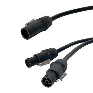 FCONNR IP65 PowerCon True1 Y Splitter Cable Male to Fanout 2 True1 Female - Product Image 2