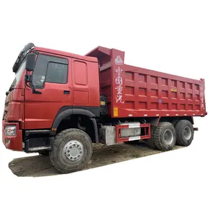 임대료를 위한 적재 능력 15 톤을 가진 사용된 sinotruk HOWO/faw 4x2 6 바퀴 덤프 트럭